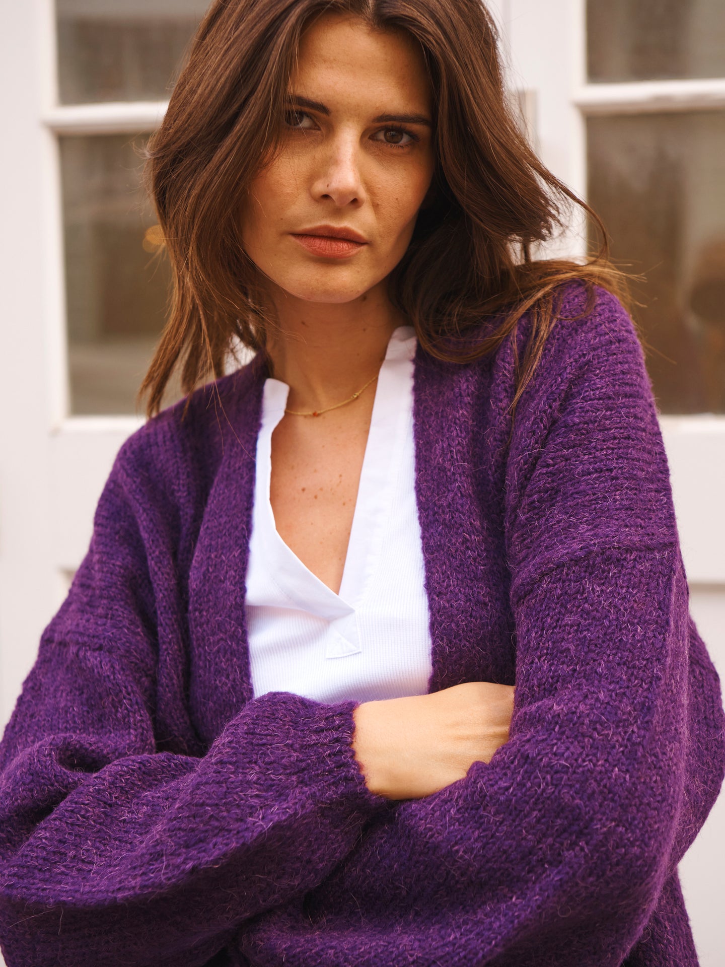 Misha alpaca blend cardigan