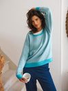 Jojo reversible cotton cashmere sweater