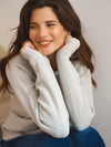 Jojo reversible cotton cashmere sweater