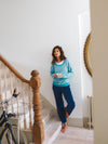 Jojo reversible cotton cashmere sweater