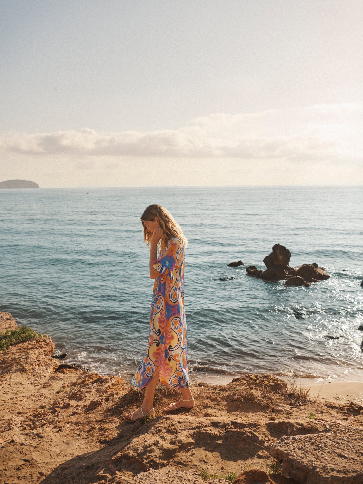 Printed Silk Dress