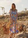 Coco silk blurred paisley maxi dress