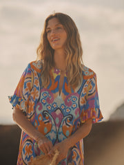 Printed Silk Dress