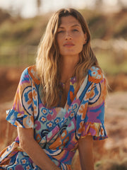 Printed Silk Dress