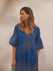 Sabrina cotton tiered dress | NRBY Clothing