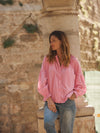 Esther cotton shirt - Pink Sorbet