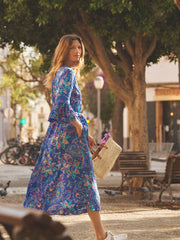 Printed Silk Dress