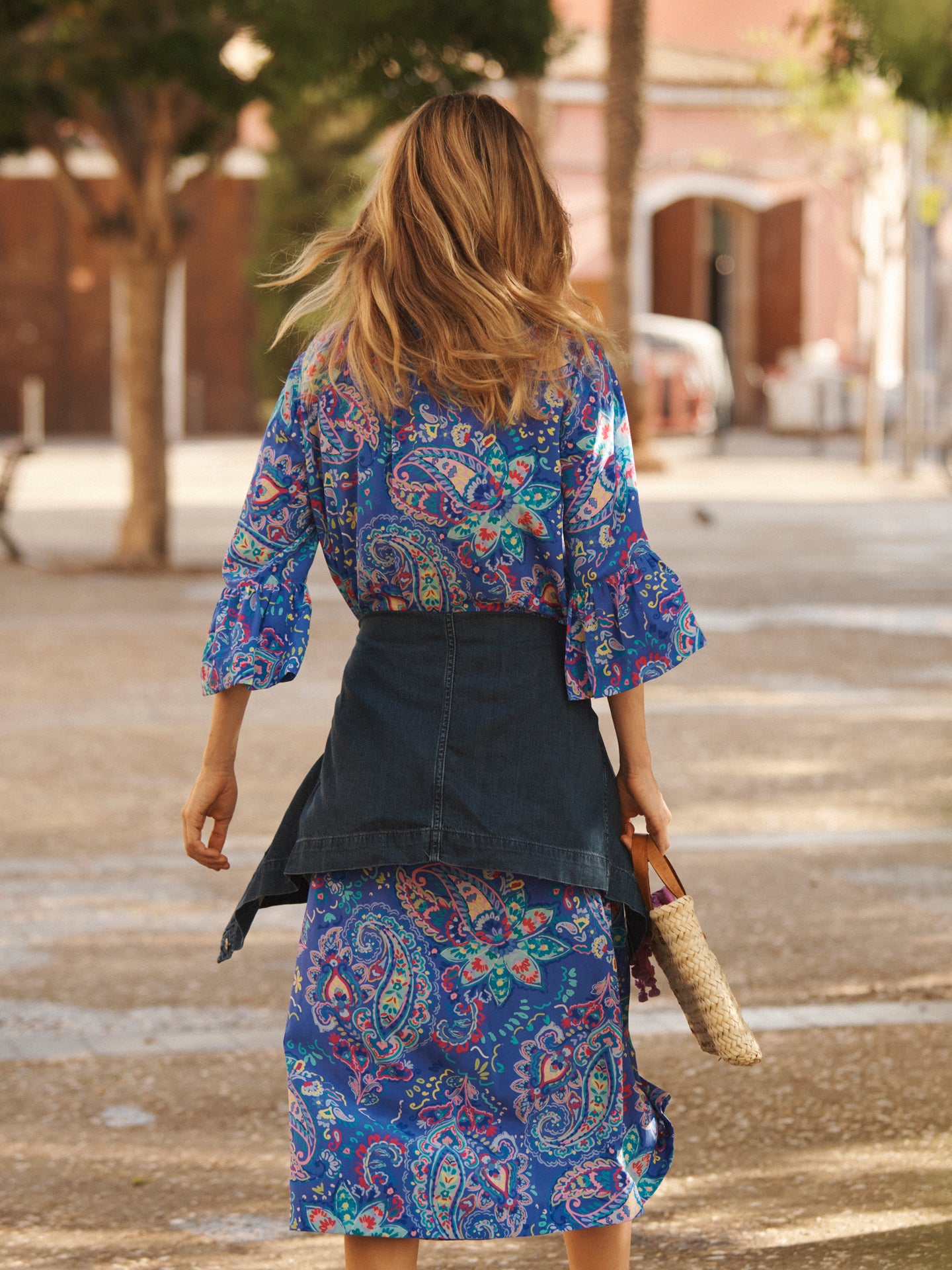 Printed Silk Dress