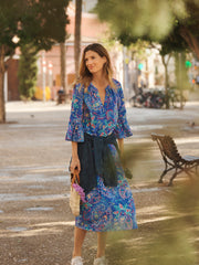 Printed Silk Dress