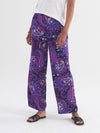 Thea silk giant painterly paisley trouser