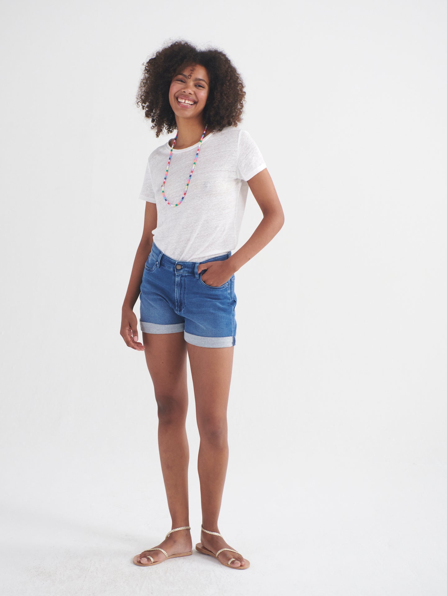 Ashley denim shorts - Dark Wash