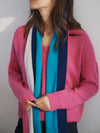 Amal cashmere stripe scarf - Multistripe