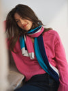 Amal cashmere stripe scarf - Multistripe