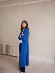 Carolyn chunky knit maxi cardigan - Cobalt Blue | NRBY Clothing