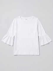 Abigail cotton top - White