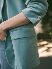 Bryony cotton velvet jacket - Soft Sage | NRBY Clothing
