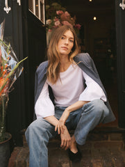 Abigail cotton top - White | NRBY Clothing
