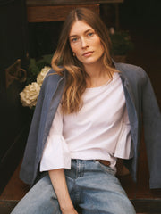 Abigail cotton top - White | NRBY Clothing