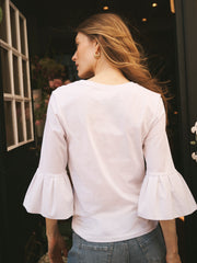 Abigail cotton top - White | NRBY Clothing