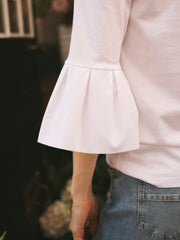 Abigail cotton top - White | NRBY Clothing
