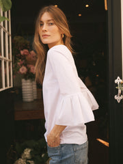 Abigail cotton top - White | NRBY Clothing