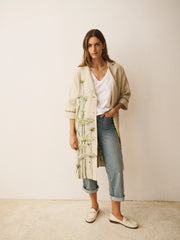 Anne linen embroidered coat | NRBY Clothing