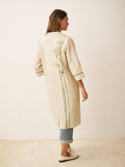 Anne linen embroidered coat | NRBY Clothing