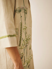Anne linen embroidered coat | NRBY Clothing