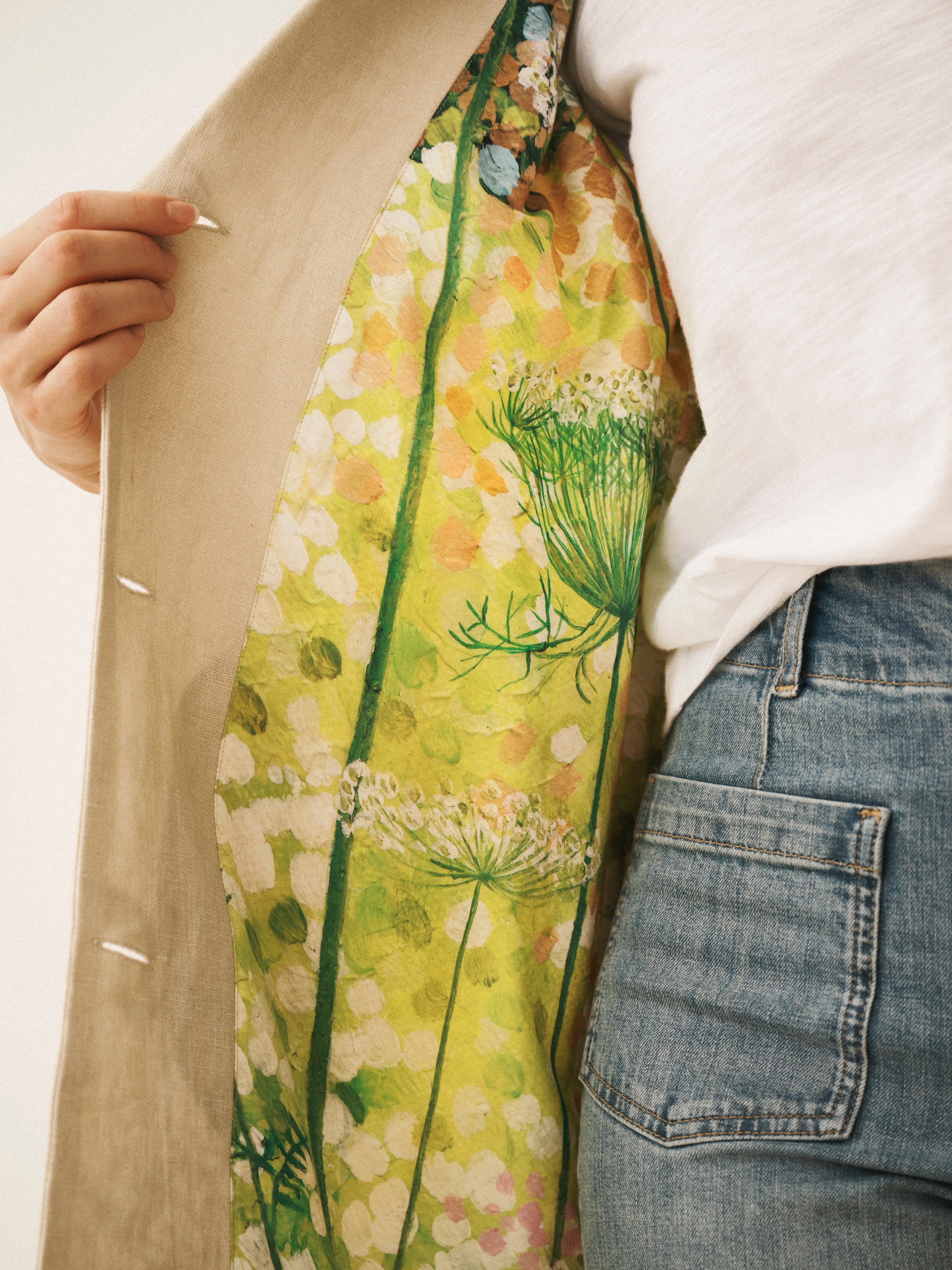 Anne Linen Embroidered coat | Luxury Summer Coat | BOYD X NRBY