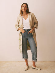 Casey denim crop jean - Light wash | NRBY Clothing