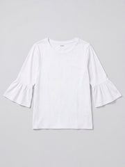 Abigail cotton top - White
