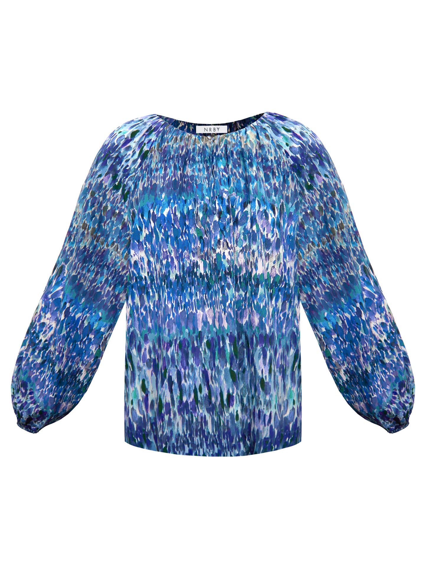Angelica silk watercolour splash top
