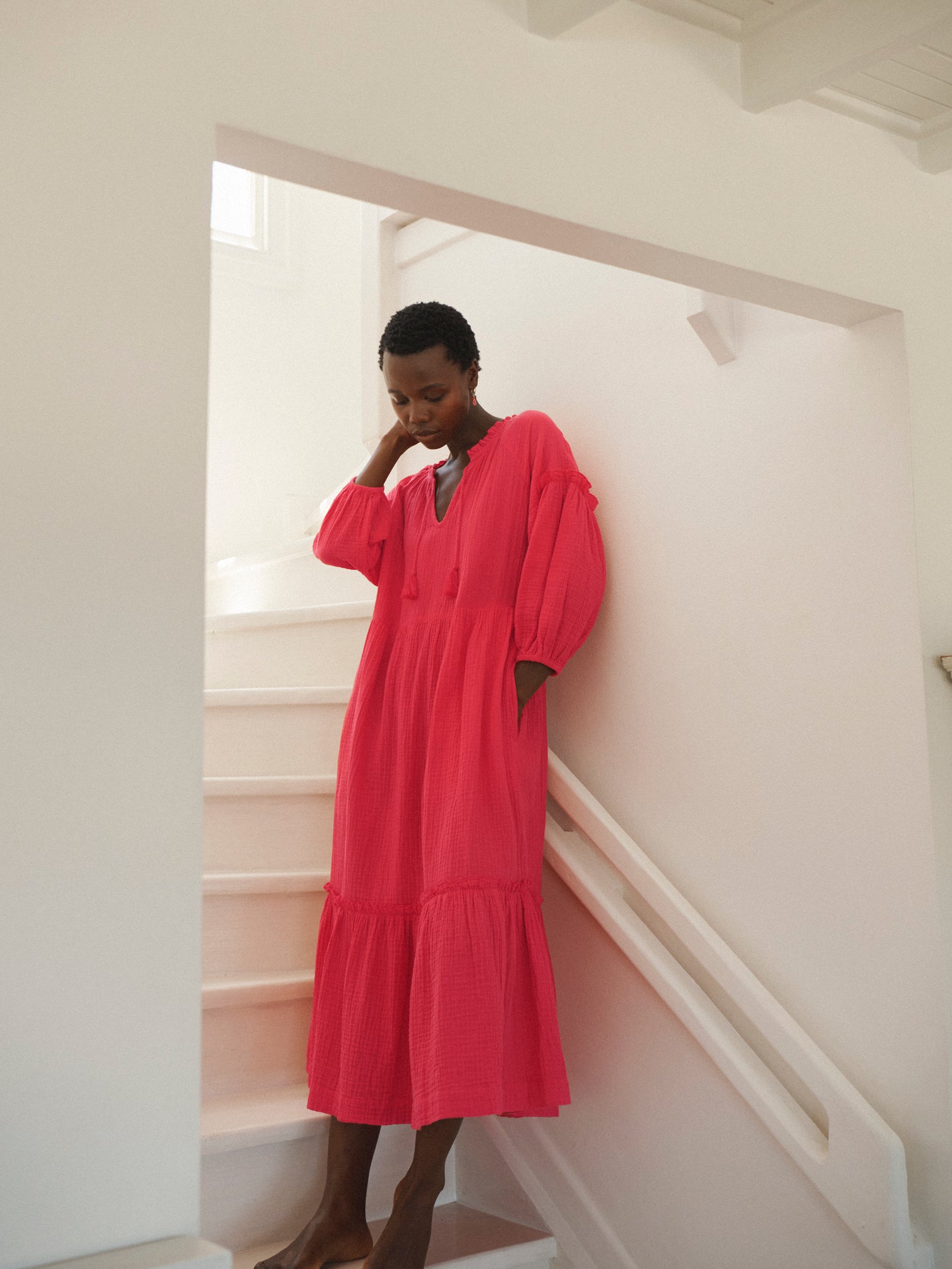 Pink Cotton Dress
