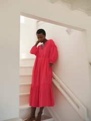Pink Cotton Dress