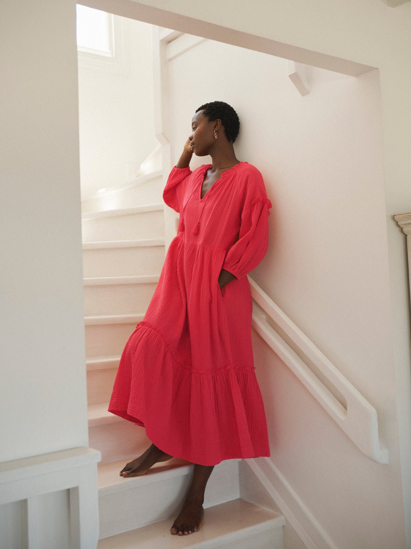 Pink Cotton Dress