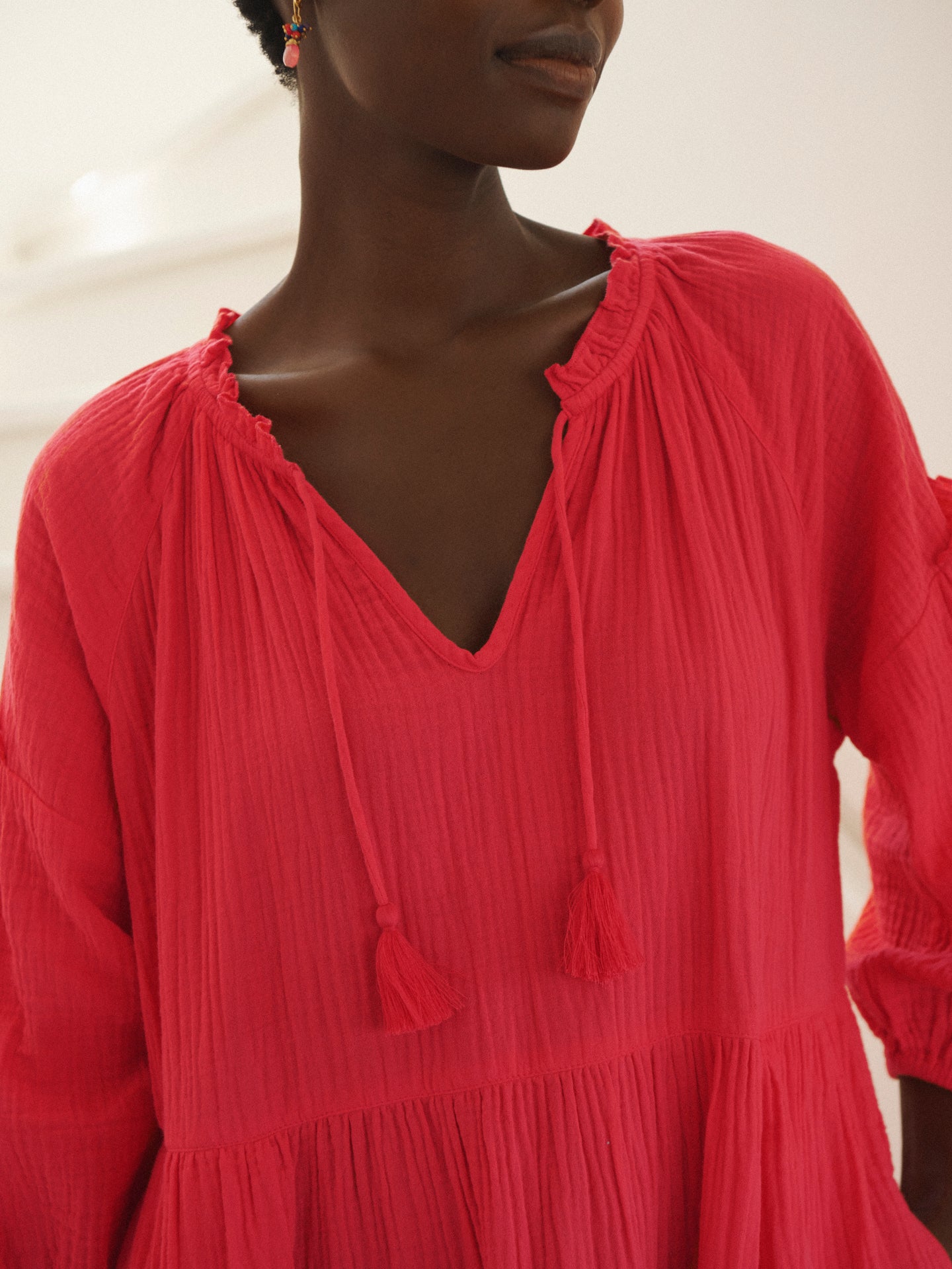 Pink Cotton Dress
