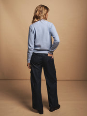 Bailey cotton cashmere bomber jacket - Blue