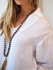 Barbara gauze linen shirt - White | NRBY Clothing