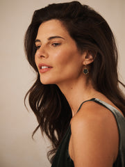 Khaki Flower Earrings