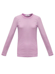 Billie cotton stripe t-shirt - Pink Sorbet & White