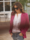 Bryony oversized cord blazer - Raspberry Pink