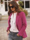 Bryony oversized cord blazer - Raspberry Pink