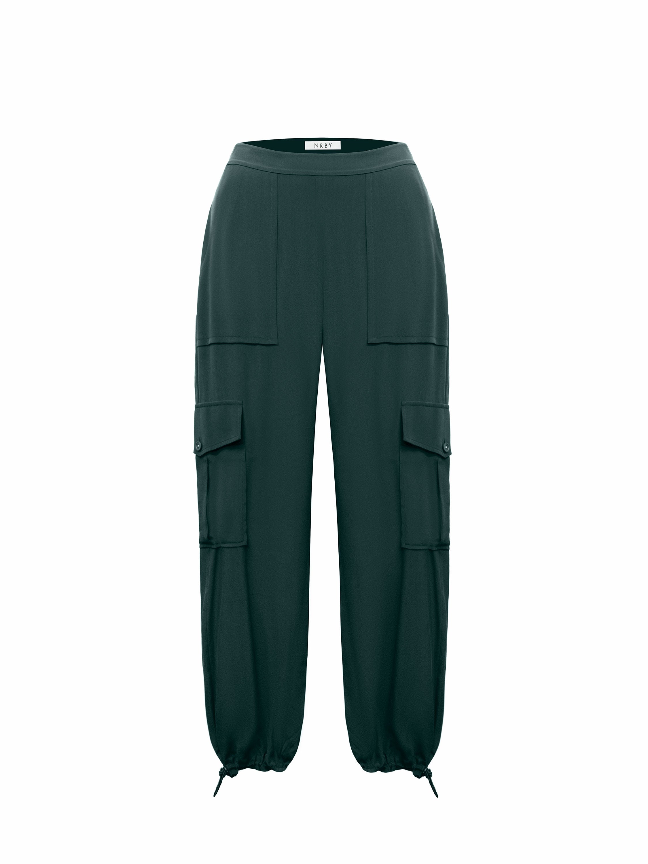 【2plan】Becca Cargo Bermuda Cotton Pants Bermuda Cargo for Women with 6 Pockets Twill Knee Length