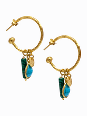 Blue Charm Earrings