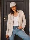 Cream Linen Jacket