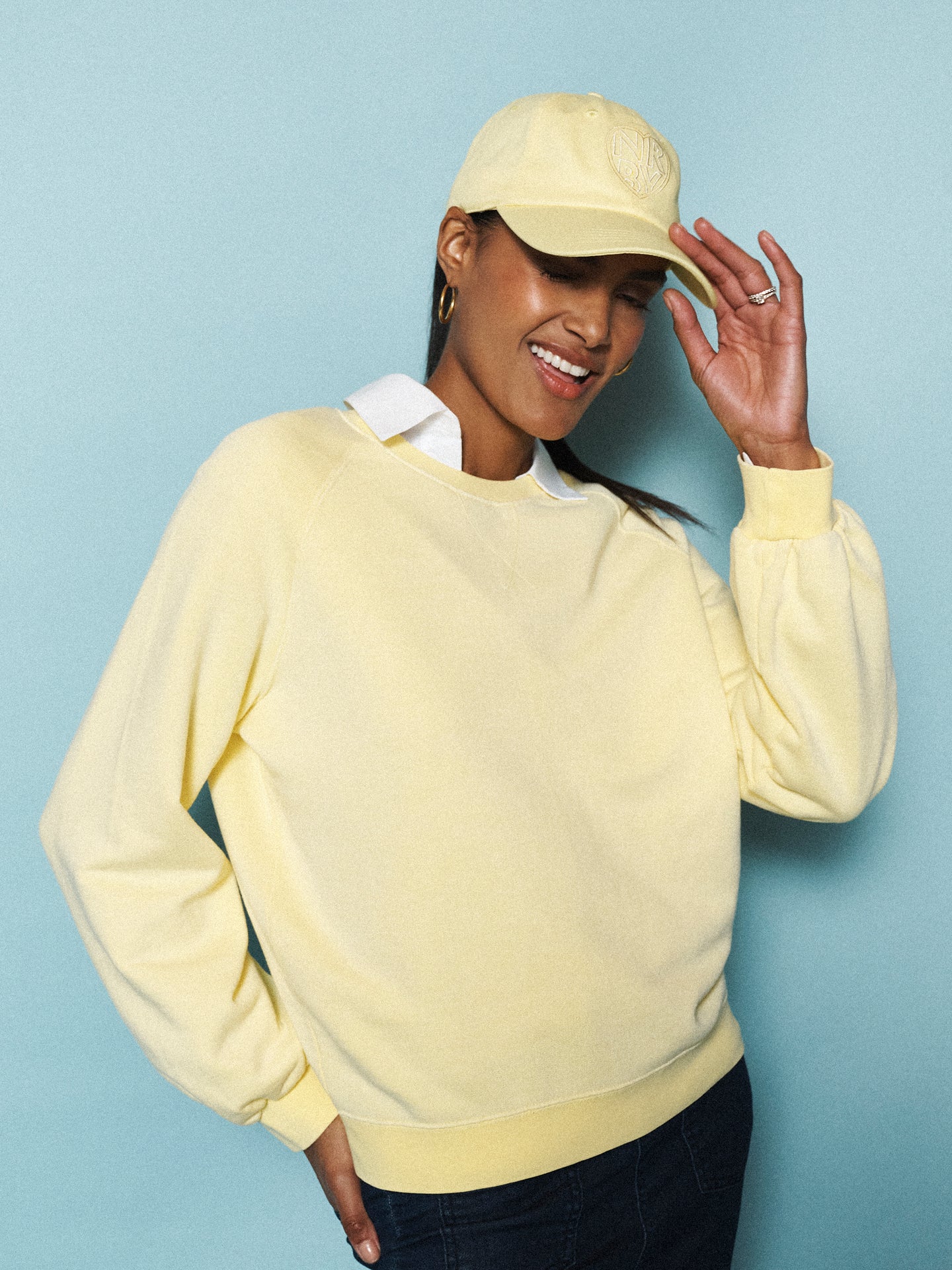 NRBY cotton baseball cap - Yellow
