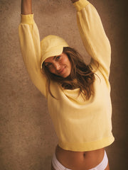 Sandi cotton sweatshirt - Buttermilk Yellow | NRBY Clothing