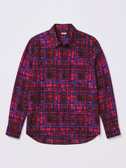 Chiara silk check print shirt | NRBY Clothing