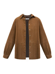 Chiara suede shirt - Tan