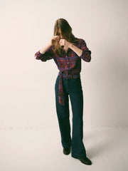 Ash denim wide leg jean - Dark Wash | NRBY Clothing